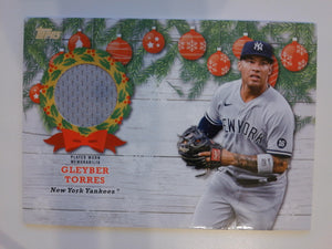 2022 Topps Holiday Baseball Relics Gleyber Torres #WRC-GT