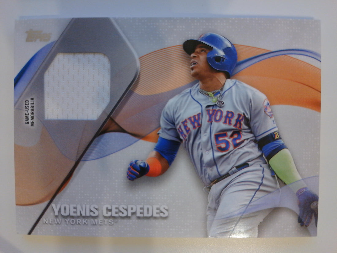 2017 Topps Baseball Major League Material Relics Yoenis Cespedes #MLM-YC
