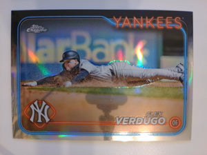 2024 Topps Chrome Baseball Refractors Alex Verdugo #11