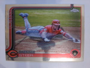 2025 Topps Chrome Baseball Spencer Steer #174