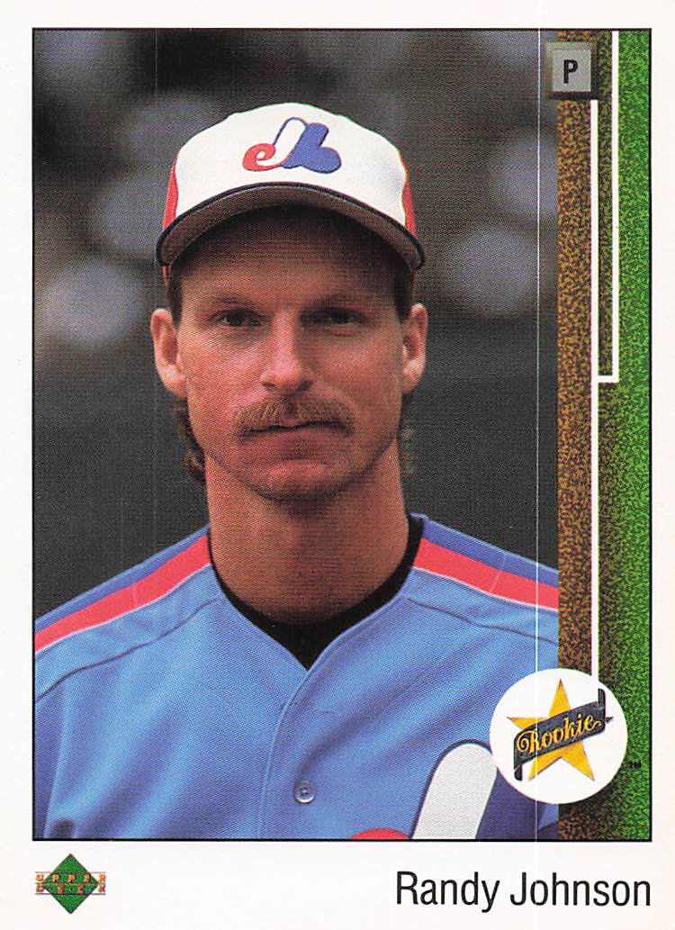 1989 Upper Deck Baseball Randy Johnson #25 Rookie