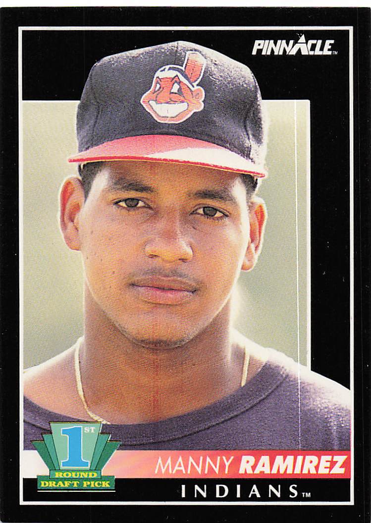 1992 Pinnacle Baseball Manny Ramirez #295 Rookie