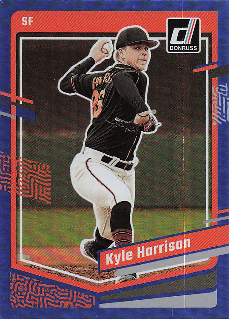 2023 Donruss Baseball Holo Blue Kyle Harrison #113