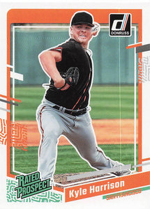 2023 Donruss Baseball Kyle Harrison #34