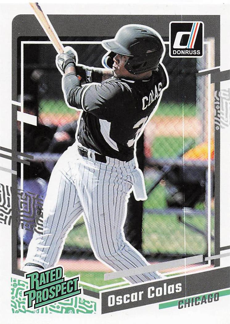 2023 Donruss Baseball Oscar Colas #66
