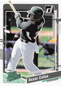 2023 Donruss Baseball Oscar Colas #66