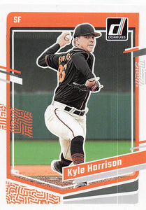 2023 Donruss Baseball Kyle Harrison #113