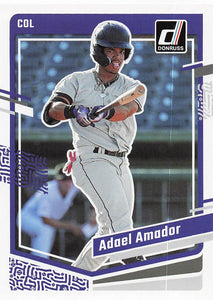 2023 Donruss Baseball Adael Amador #129