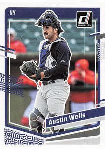 2023 Donruss Baseball Season Stat Line Austin Wells #139