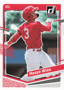 2023 Donruss Baseball On Fire Masyn Winn #146