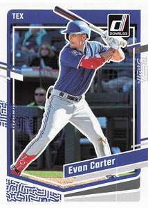 2023 Donruss Baseball Evan Carter #148