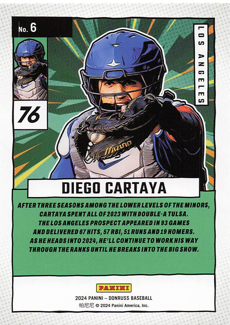 2024 Donruss Baseball Diamond Marvels Diego Cartaya #6