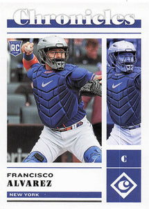 2023 Panini Chronicles Baseball Francisco Alvarez #19