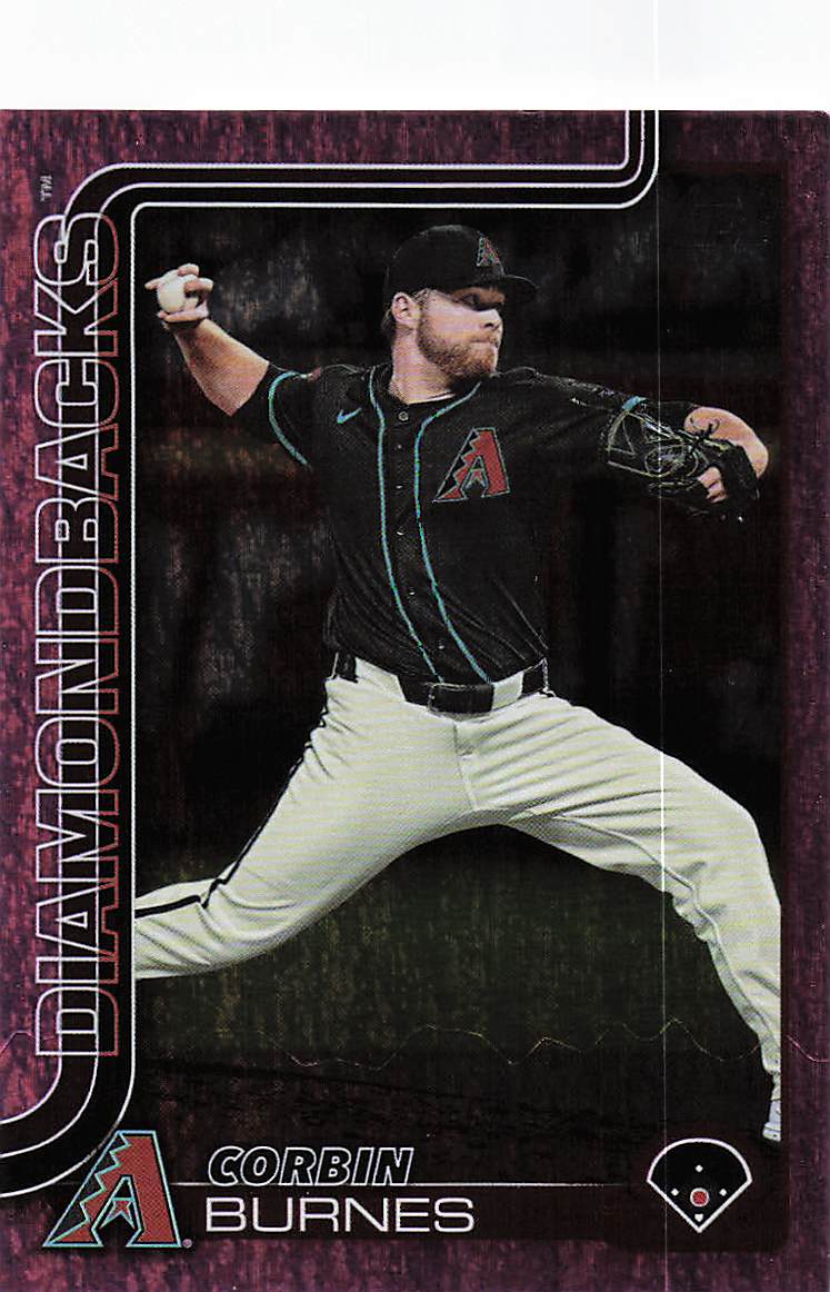 2025 Topps Baseball Pink Holo Foil Corbin Burnes #394