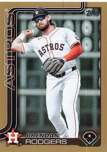 2025 Topps Baseball Gold 1555/2025 Brendan Rodgers #440