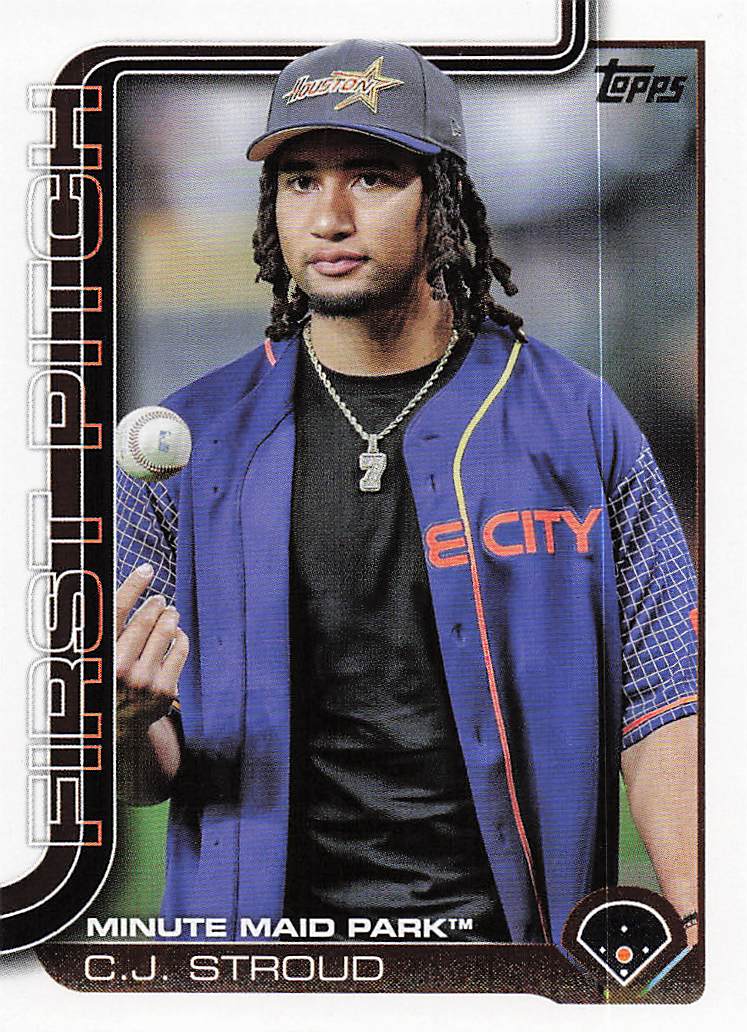2025 Topps Baseball First Pitch (Series One) C.J. Stroud #FP-10