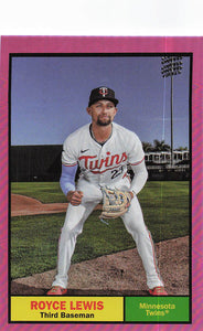 2024 Topps Archives Baseball Pink Foilboard Royce Lewis #32