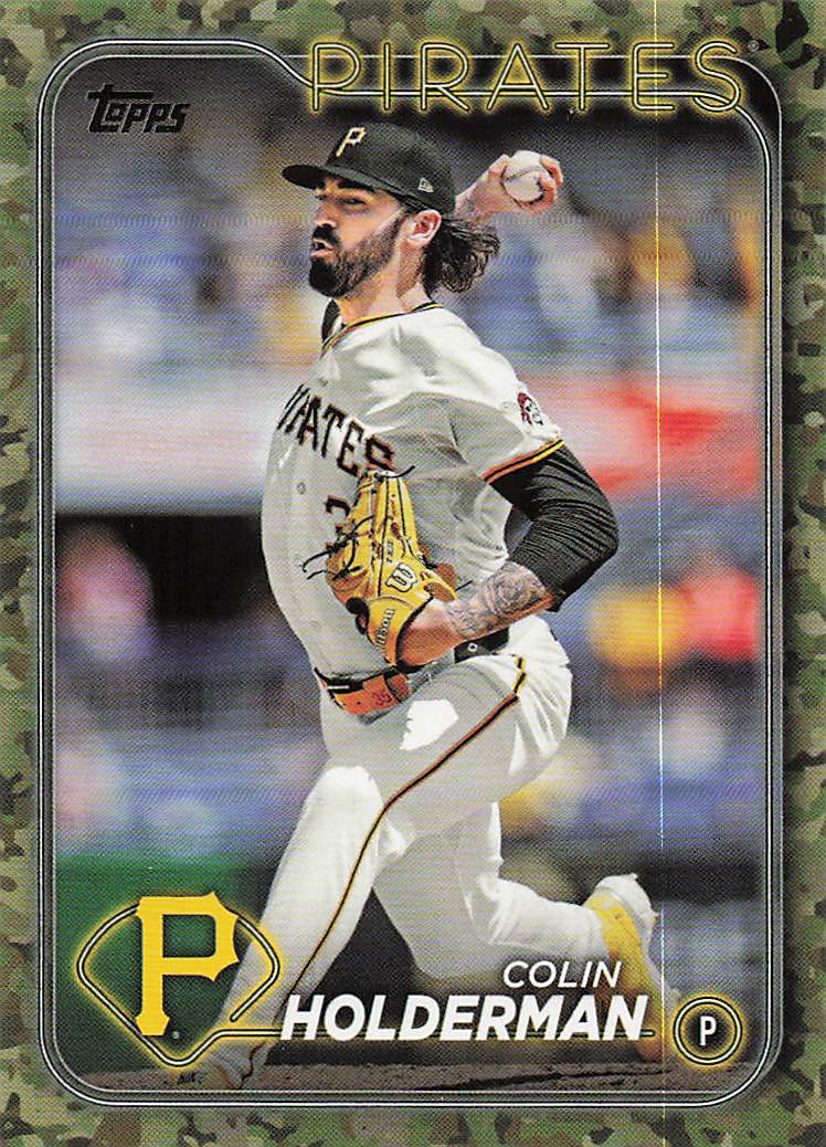 2024 Topps Update Baseball Memorial Day Camo 09/25 Colin Holderman #US172