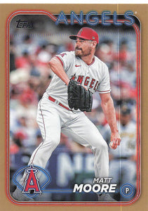 2024 Topps Update Baseball Gold 1586/2024 Matt Moore #US182