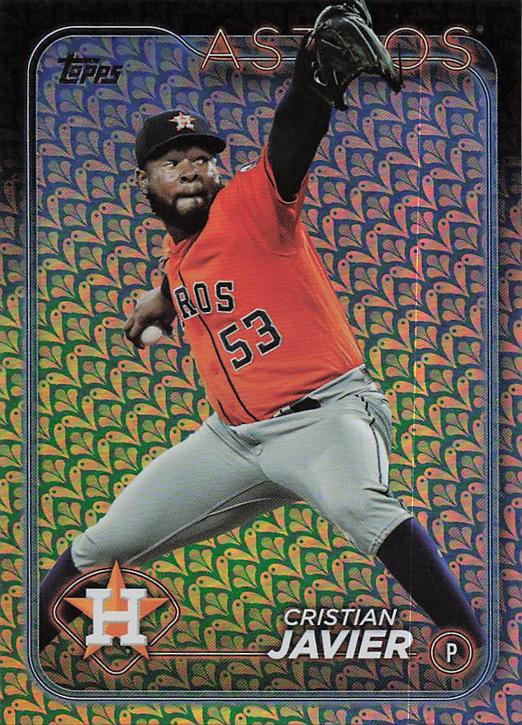2024 Topps Baseball Holiday Cristian Javier #269
