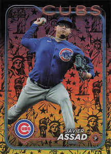 2024 Topps Baseball Holiday Statue of Liberty Javier Assad #354