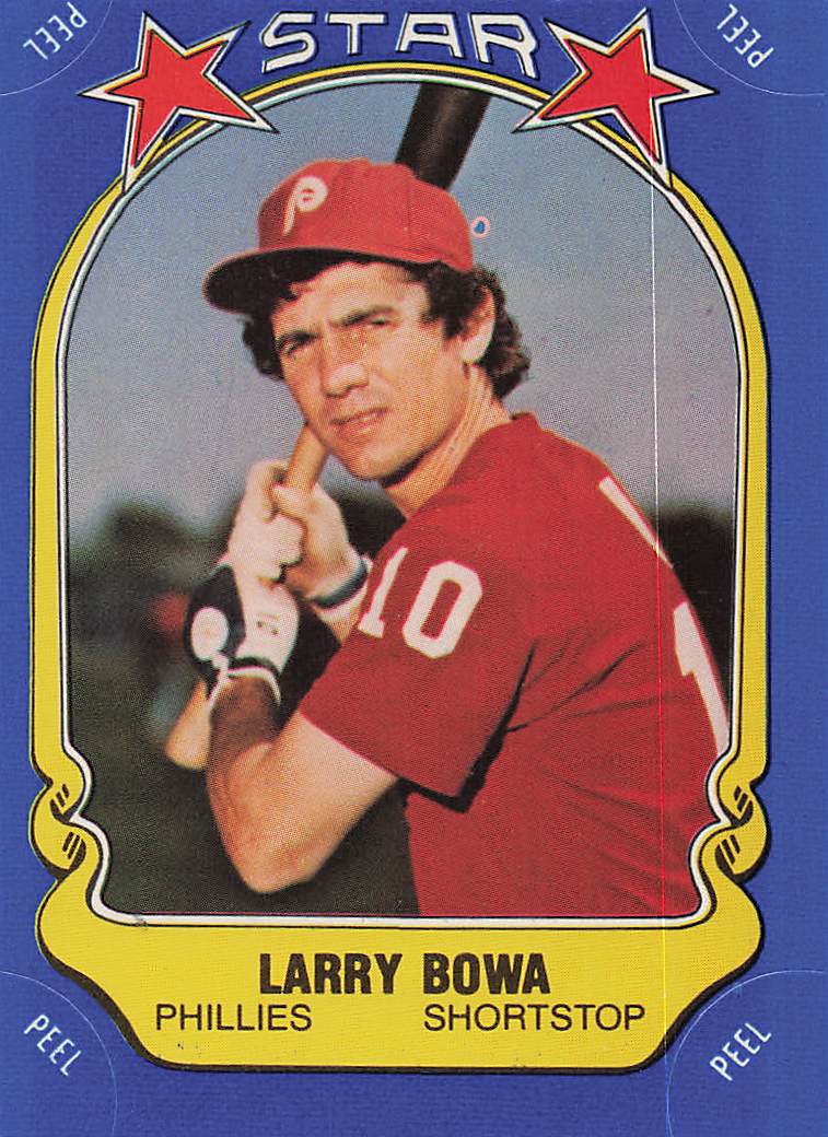 1981 Fleer Star Stickers Baseball Larry Bowa #20