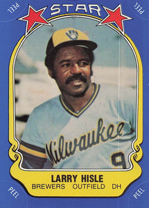 1981 Fleer Star Stickers Baseball Larry Hisle #94