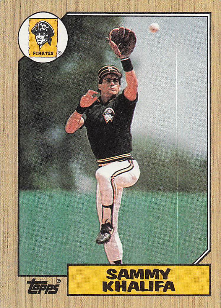 1987 Topps Baseball Sammy Khalifa #164