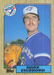 1987 Topps Baseball Mark Eichhorn #371 Rookie