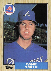 1987 Topps Baseball Zane Smith #544