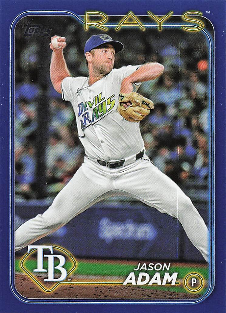 2024 Topps Update Baseball Royal Blue Jason Adam #US102 Rookie