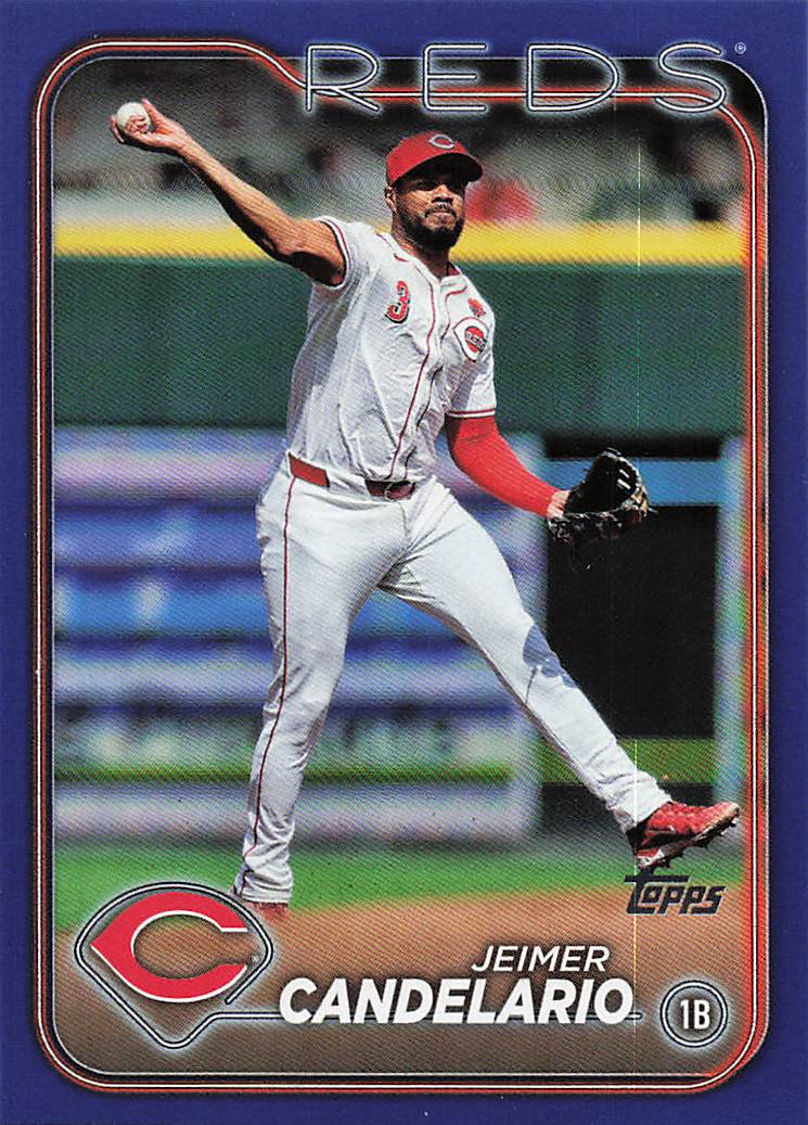 2024 Topps Update Baseball Royal Blue Jeimer Candelario #US142