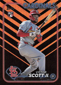 2024 Topps Update Baseball Holiday Victor Scott II #US2 Rookie