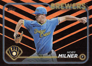 2024 Topps Update Baseball Holiday Hoby Milner #US87