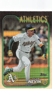 2024 Topps Update Baseball Rainbow Foil Tyler Nevin #US3