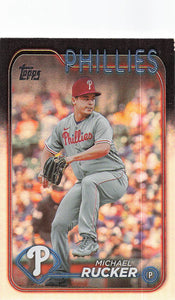 2024 Topps Update Baseball Rainbow Foil Michael Rucker #US140