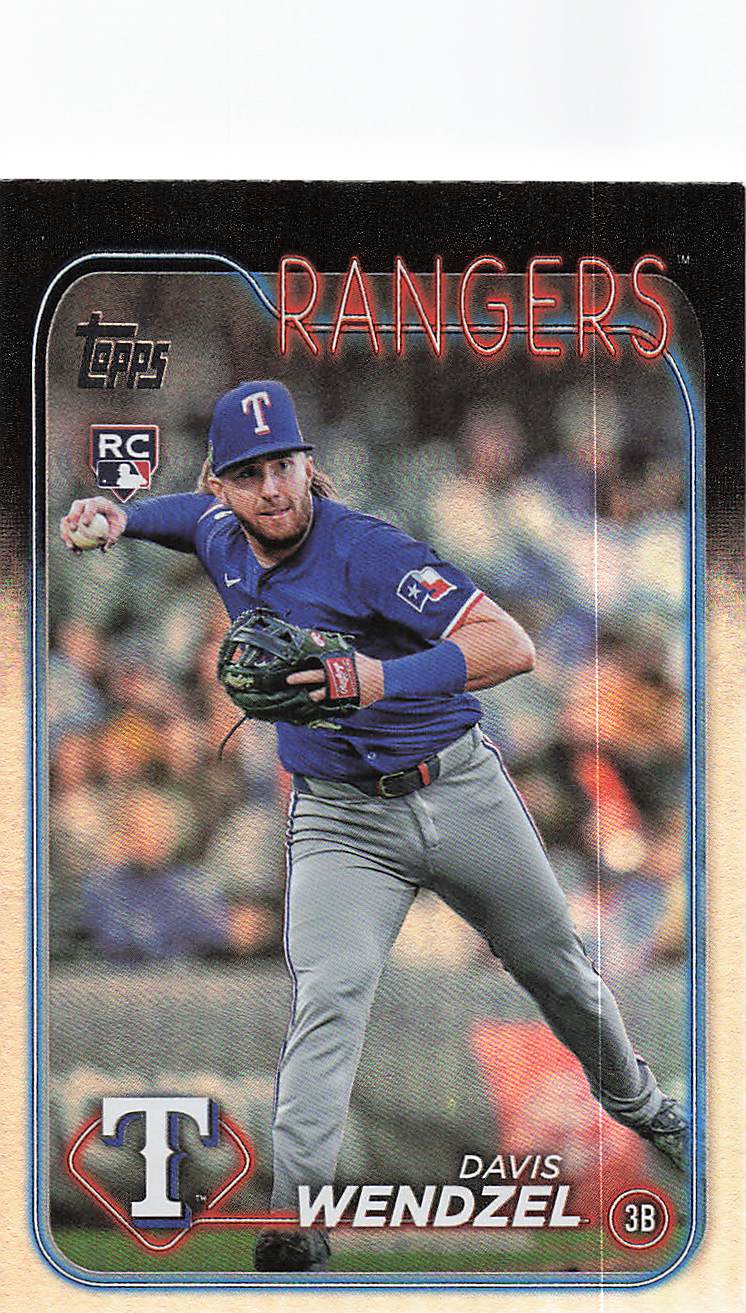 2024 Topps Update Baseball Rainbow Foil Davis Wendzel #US248 Rookie