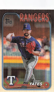 2024 Topps Update Baseball Rainbow Foil Kirby Yates #US302