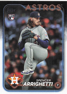 2024 Topps Update Baseball Spencer Arrighetti #US52 Rookie