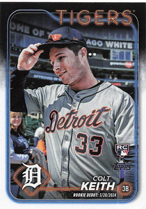 2024 Topps Update Baseball Colt Keith #US192