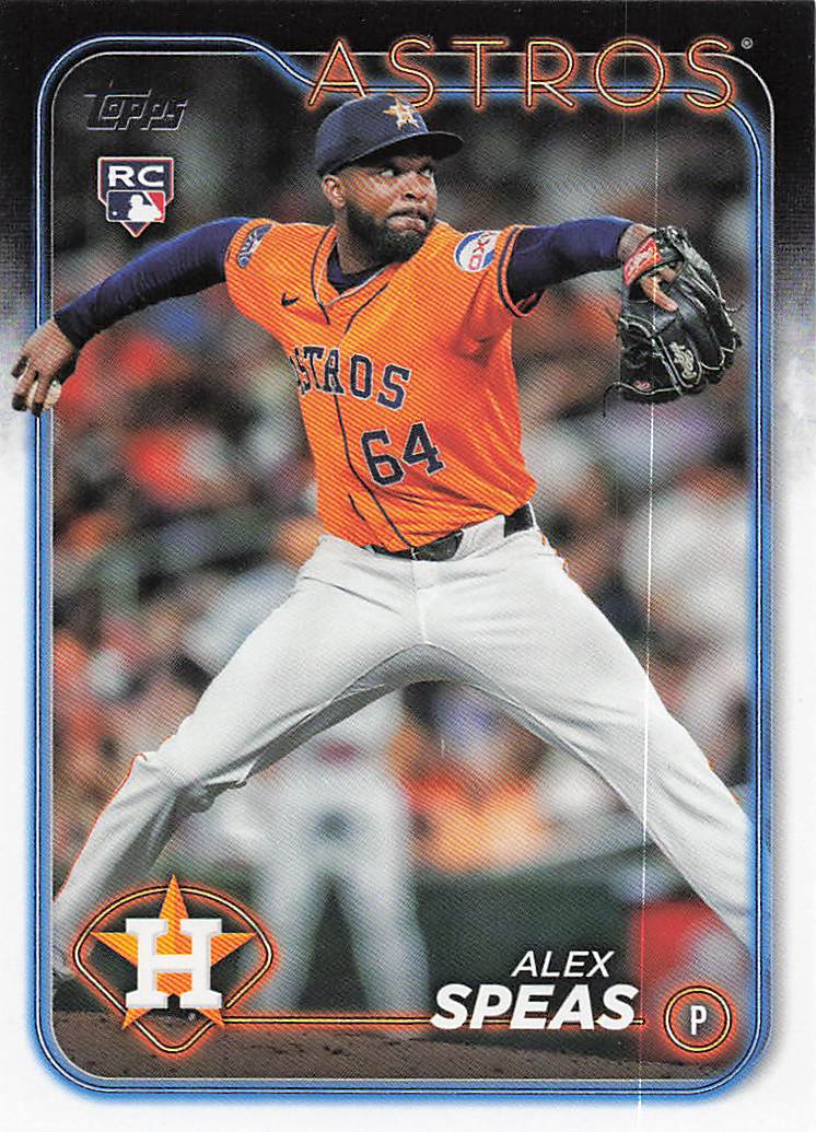 2024 Topps Update Baseball Alex Speas #US222 Rookie