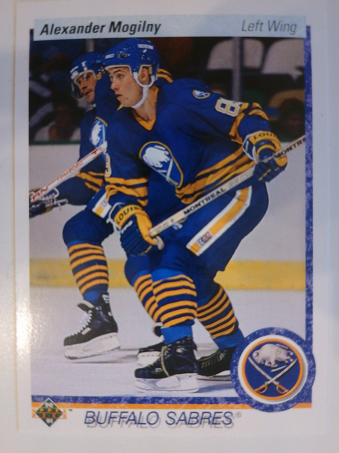 1990-91 Upper Deck French Hockey Alexander Mogilny #24 Rookie