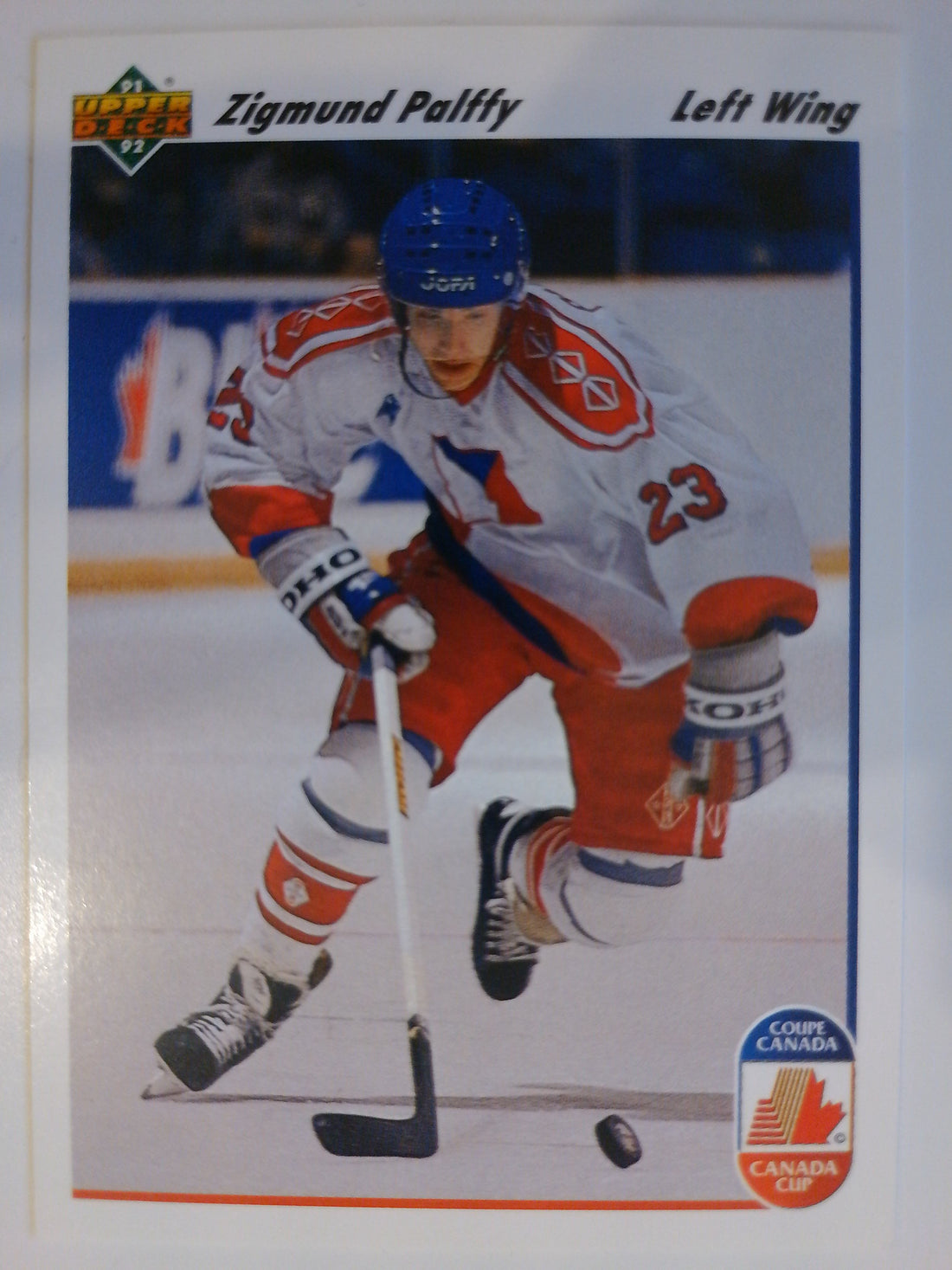 1991-92 Upper Deck Hockey Zigmund Palffy #16b Rookie