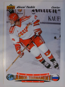 1991-92 Upper Deck Czech World Juniors Hockey Alexei Yashin #12