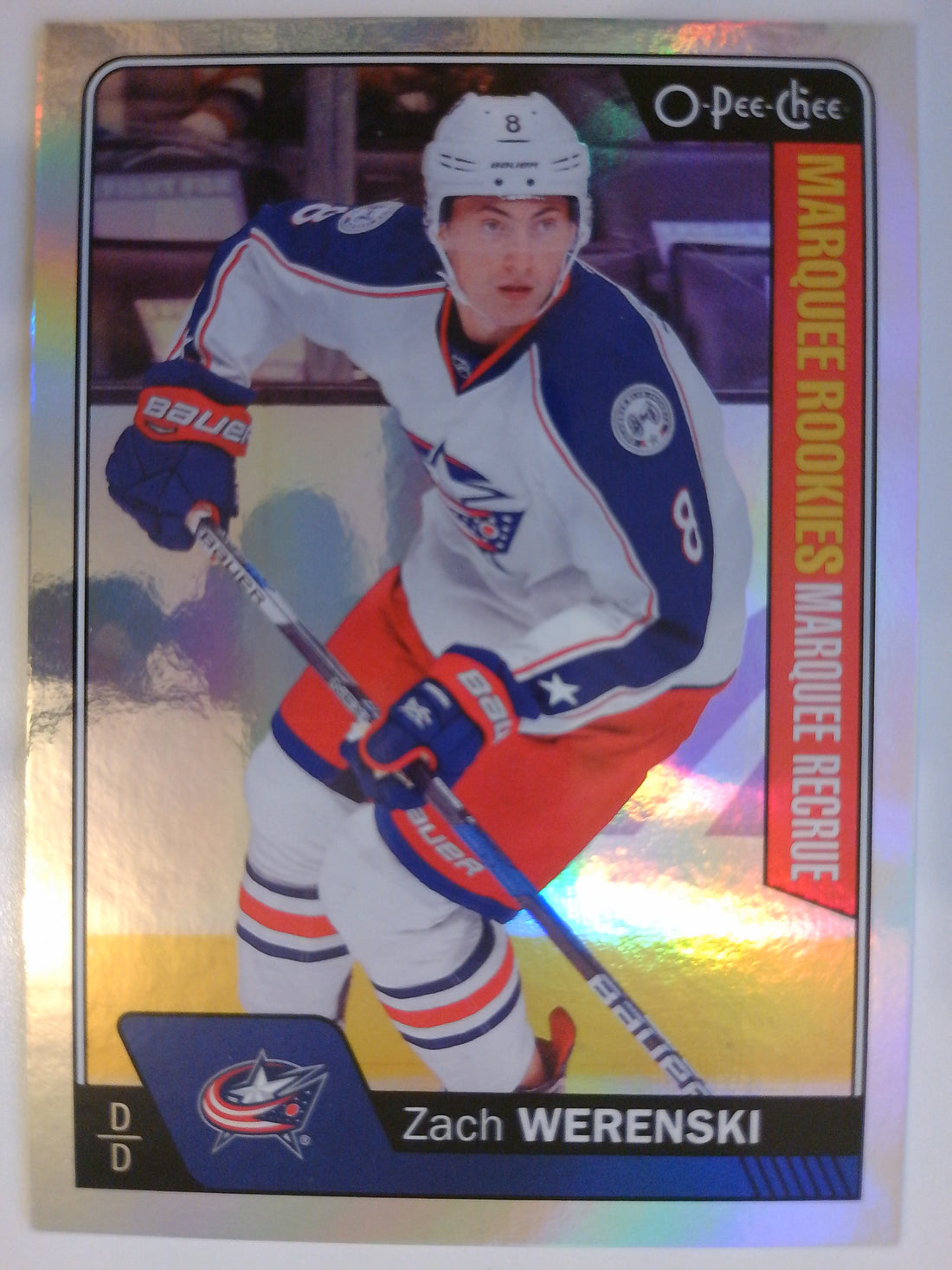 2016-17 O-Pee-Chee Update Rainbow Foil Zach Werenski #678 Rookie