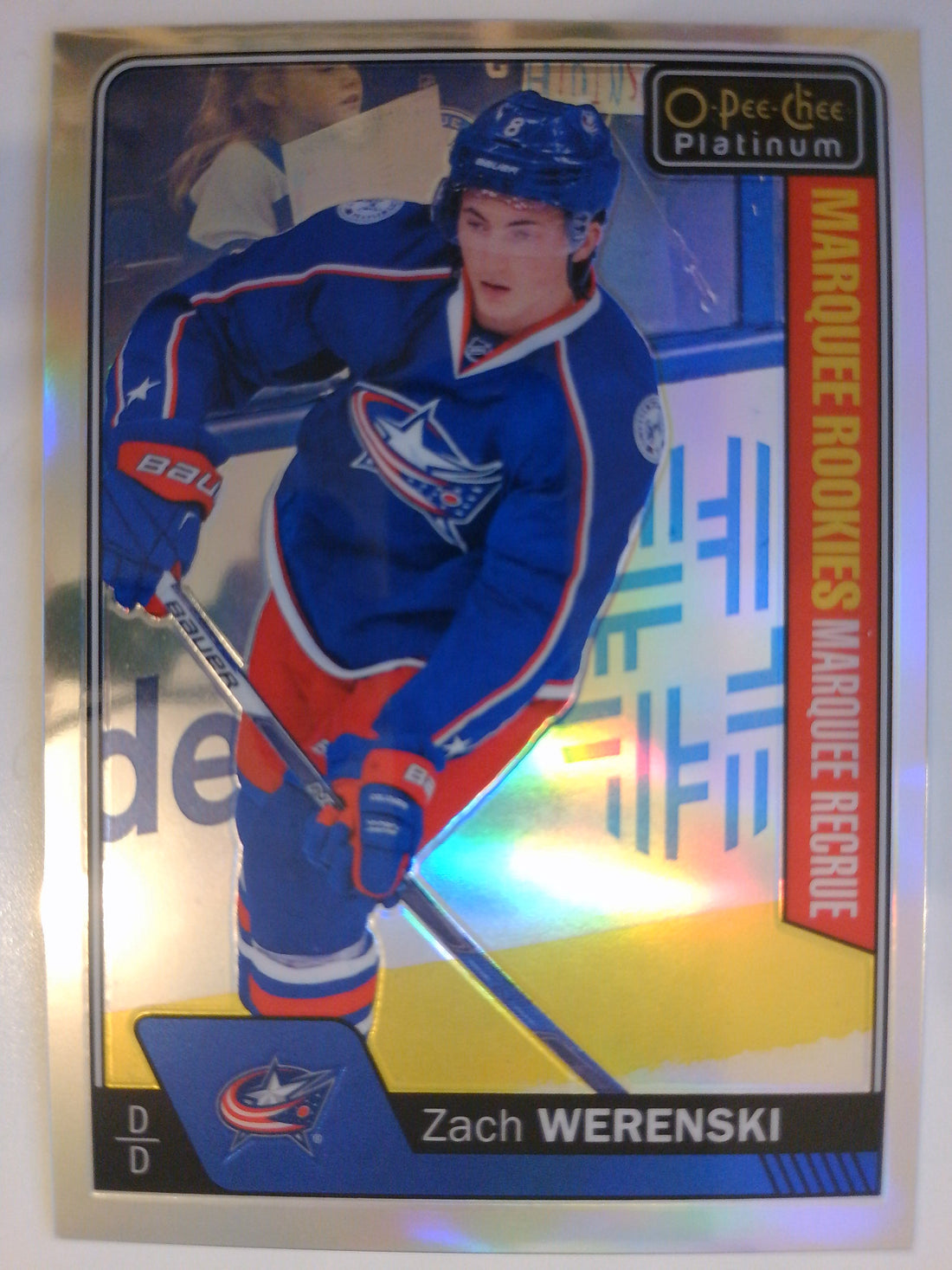 2016-17 O-Pee-Chee Platinum Hockey Rainbow Zach Werenski #196 Rookie