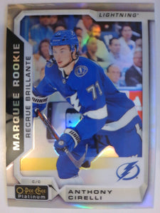 2018-19 O-Pee-Chee Platinum Rainbow Anthony Cirelli #154 Rookie