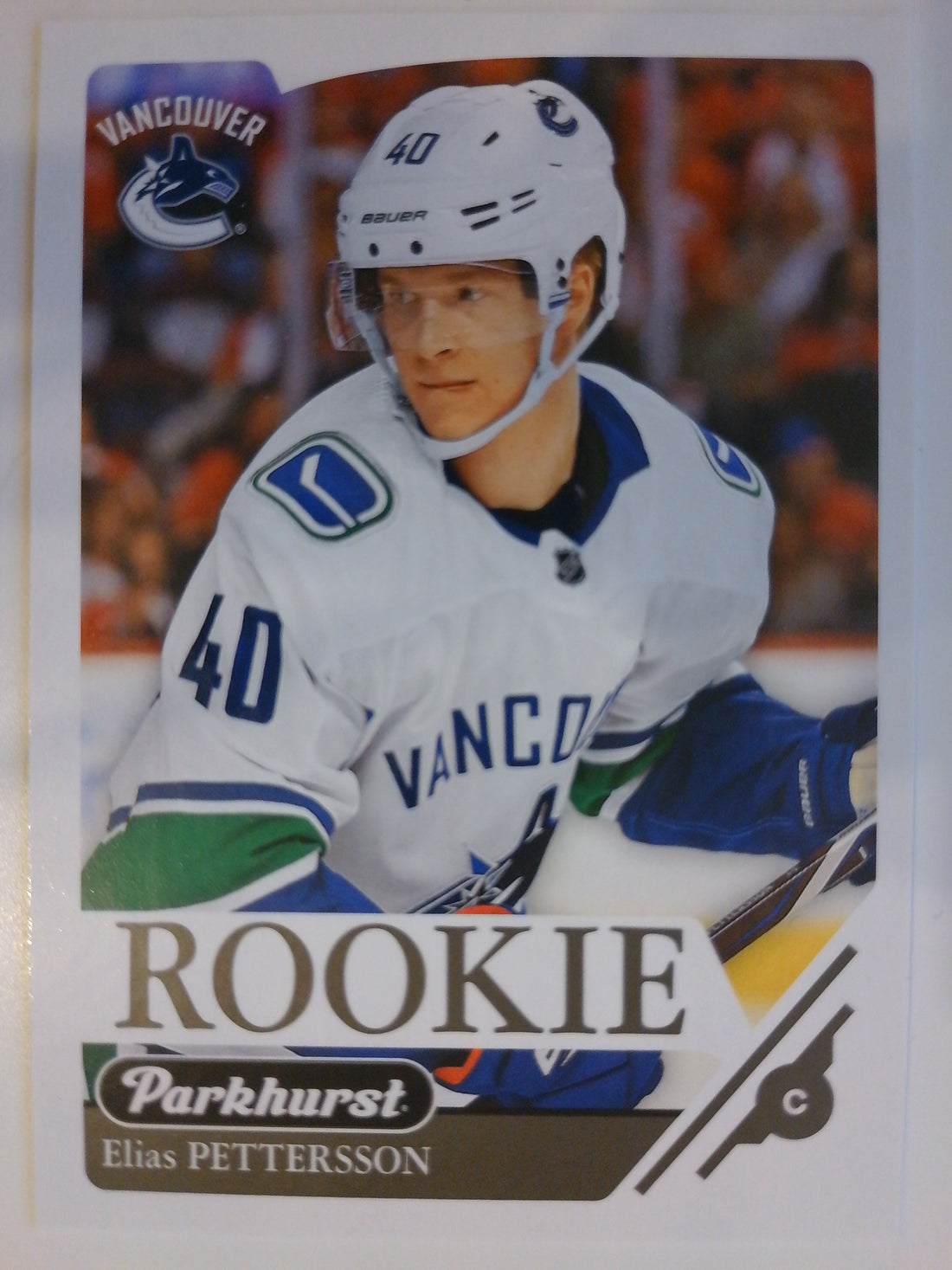 2018-19 Parkhurst Hockey Elias Pettersson #331 Rookie