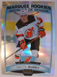 2019-20 O-Pee-Chee Platinum Hockey Rainbow Nikita Gusev #184