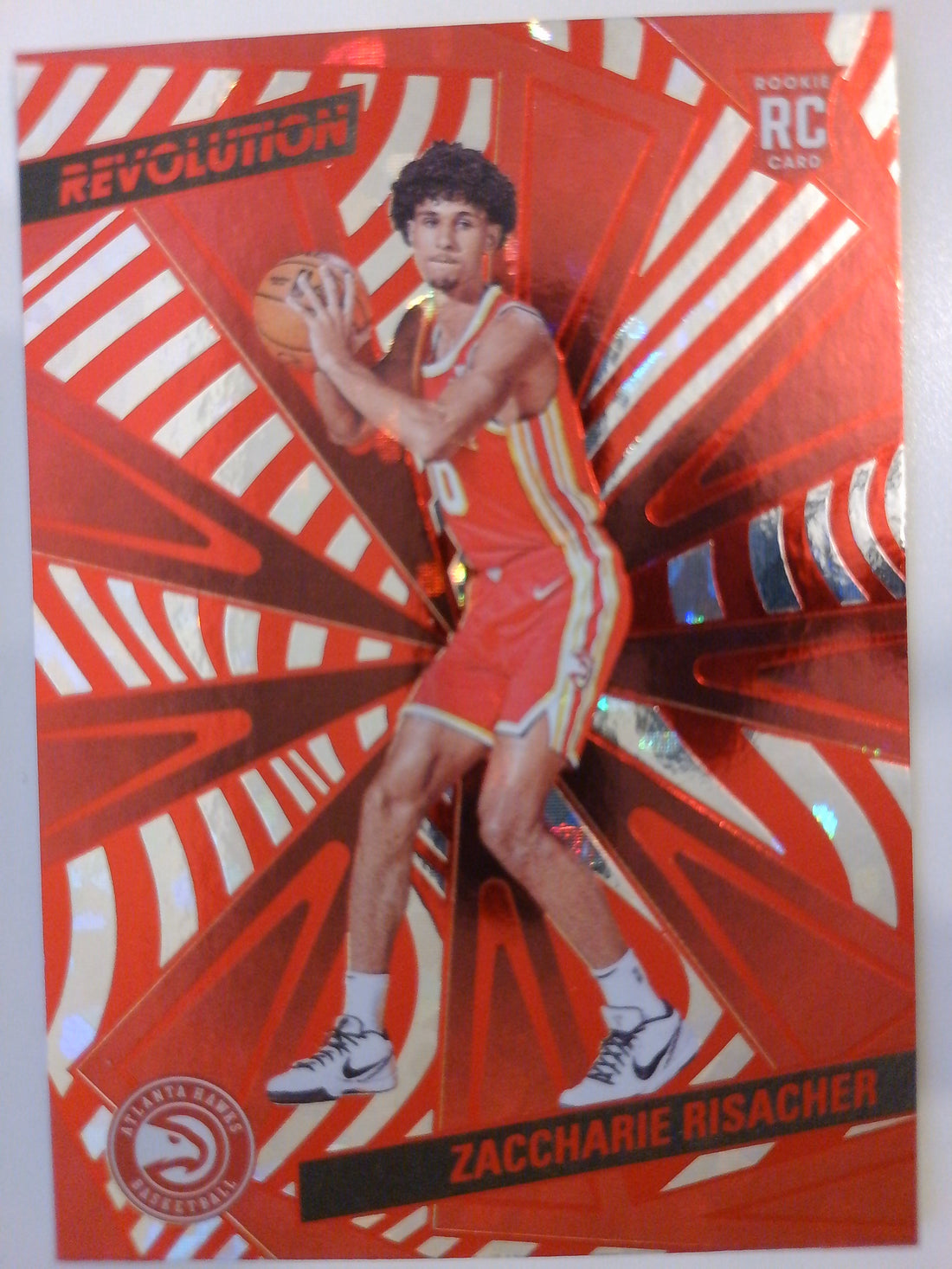 2024-25 Panini Revolution Chinese New Year Zaccharie Risacher #104 Rookie
